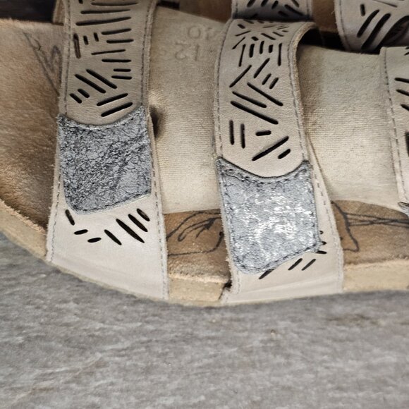 Josef Seibel Tonga Slide Sandal Women's Size US 11 Leather Comfort Shoes Beige - Picture 14 of 14